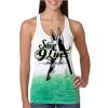  Next Level Ombre Burnout Racerback Tank Thumbnail