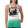  Next Level Ombre Burnout Racerback Tank Thumbnail