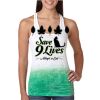  Next Level Ombre Burnout Racerback Tank Thumbnail