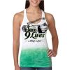  Next Level Ombre Burnout Racerback Tank Thumbnail