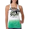  Next Level Ombre Burnout Racerback Tank Thumbnail