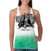  Next Level Ombre Burnout Racerback Tank Thumbnail