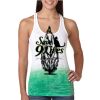  Next Level Ombre Burnout Racerback Tank Thumbnail