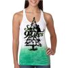  Next Level Ombre Burnout Racerback Tank Thumbnail