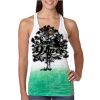  Next Level Ombre Burnout Racerback Tank Thumbnail