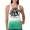  Next Level Ombre Burnout Racerback Tank Thumbnail