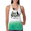  Next Level Ombre Burnout Racerback Tank Thumbnail