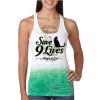  Next Level Ombre Burnout Racerback Tank Thumbnail