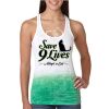  Next Level Ombre Burnout Racerback Tank Thumbnail