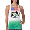  Next Level Ombre Burnout Racerback Tank Thumbnail